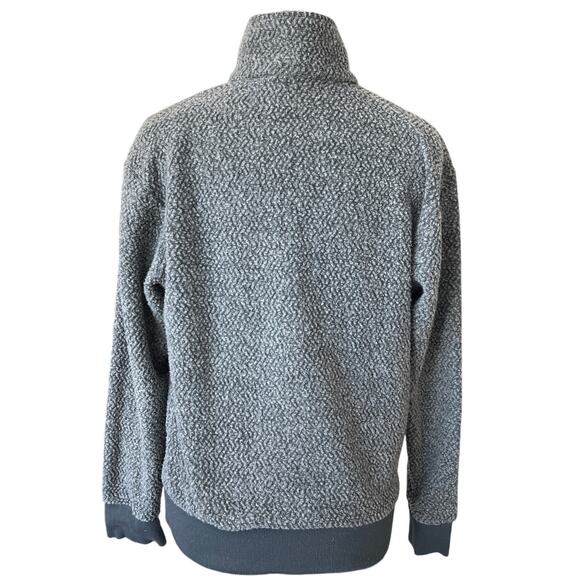 Patagonia Recycled Wool Gray Quarter Zip Fleece Men's Size S Woolyester Gorpcore - Picture 2 of 8